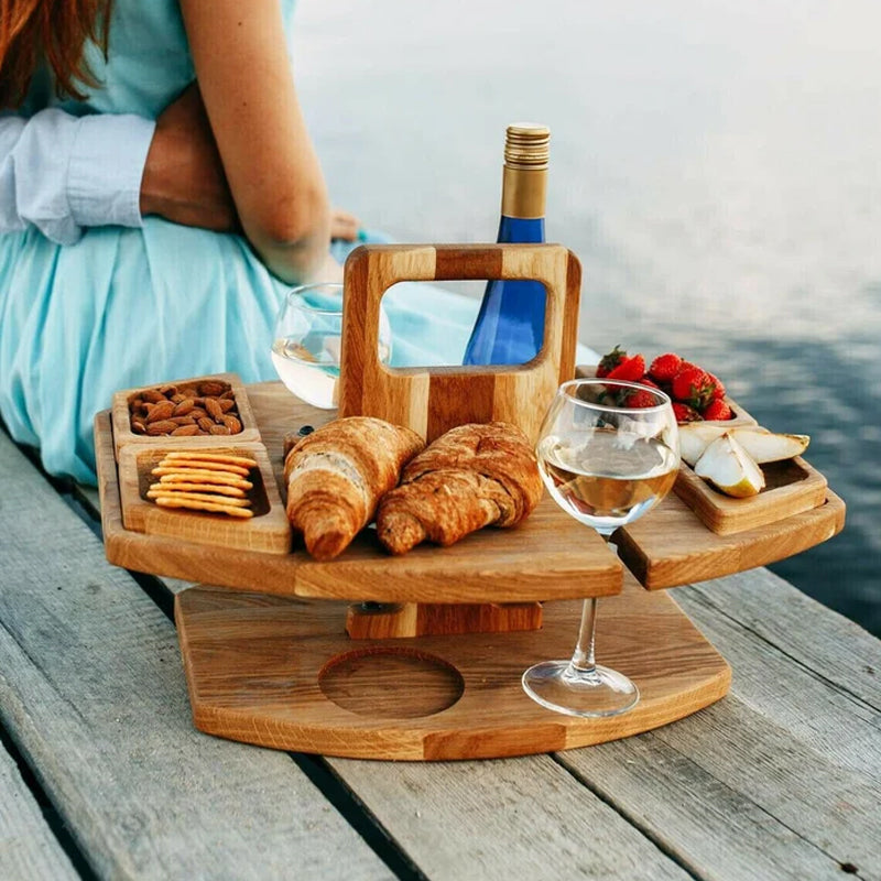 CheersTable | Tavolo da Picnic in Legno con Design Compatto | Ideale per Esperienze all'Aperto 6