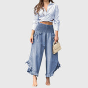 Chiara | Pantaloni Casual con Pieghe alla Moda e Tessuto Traspirante | Comfort e Stile per Ogni Occasione 1