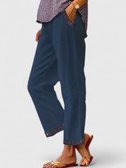 Clara | Pantaloni Corti Eleganti con Finiture a Contrasto | Comfort e Stile per Ogni Occasione 2