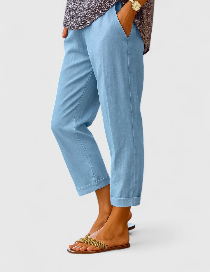 Clara | Pantaloni Eleganti con Taglio Dritto e Tasche Nascoste | Comfort e Stile per Ogni Occasione 1