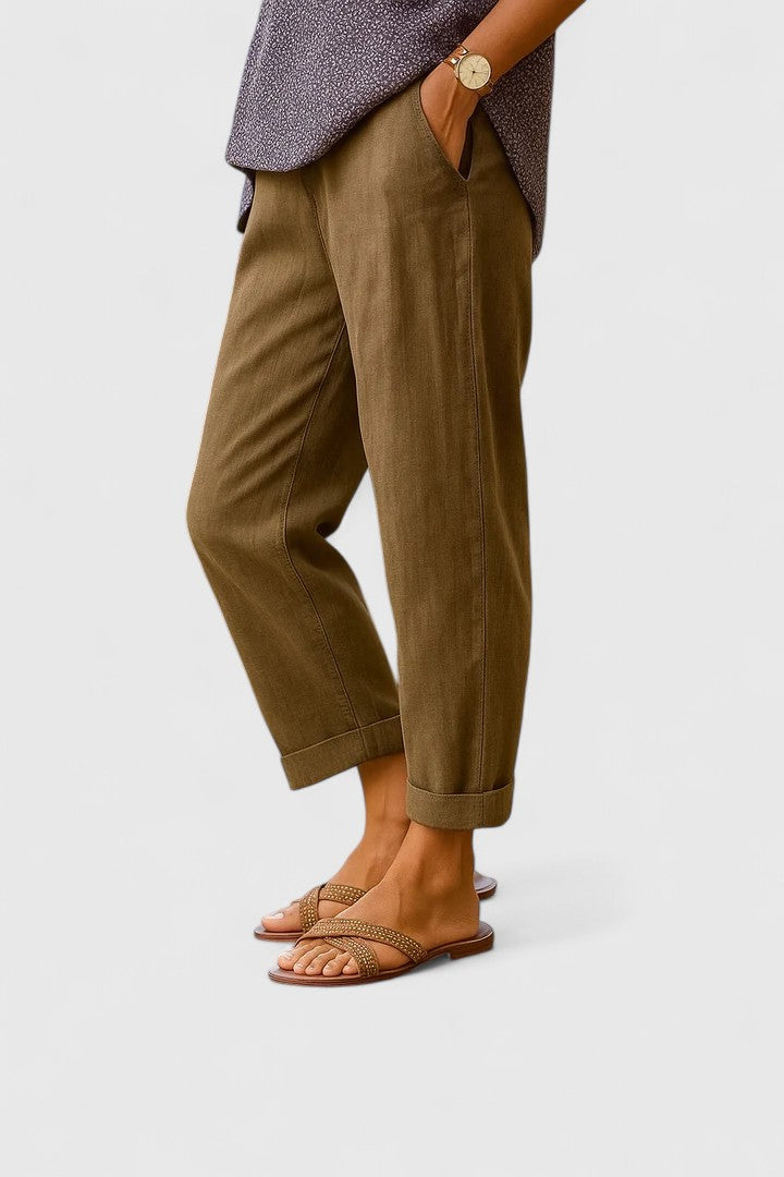 Clara | Pantaloni Eleganti con Taglio Dritto e Tasche Nascoste | Comfort e Stile per Ogni Occasione 2