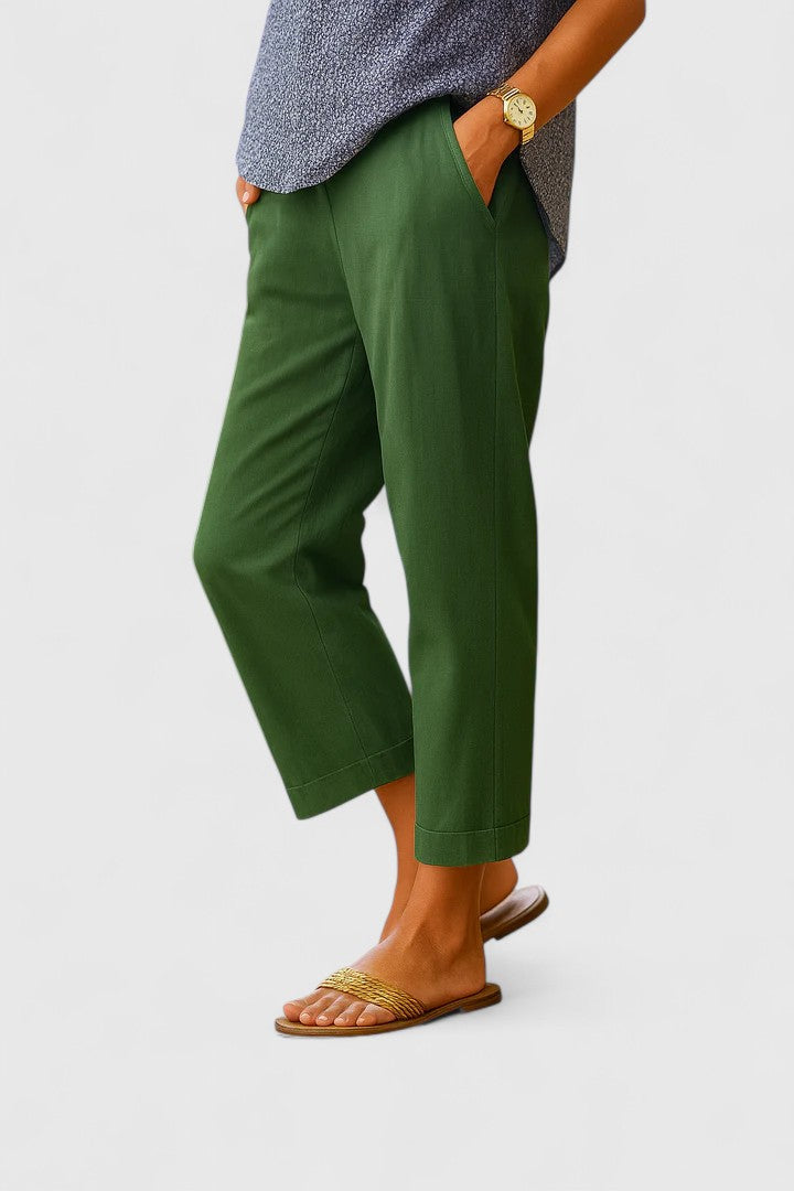 Clara | Pantaloni Eleganti con Taglio Dritto e Tasche Nascoste | Comfort e Stile per Ogni Occasione 3