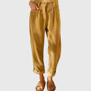 Clara | Pantaloni Moderni in Corda con Vestibilità Comoda | Stile Versatile per Uscite e Occasioni Formali 4