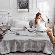 Coperta Rinfrescante Estiva | Morbida e Traspirante per Notte Fresca | Design Leggero per Comfort Ottimale 0