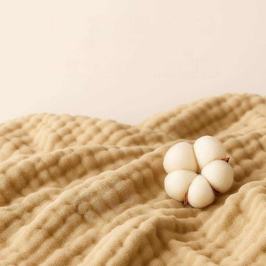Coperta Rinfrescante in Mussola | Leggera e Traspirante per Comfort Estivo | Facile da Pulire e Versatile per Ogni Stagione 1