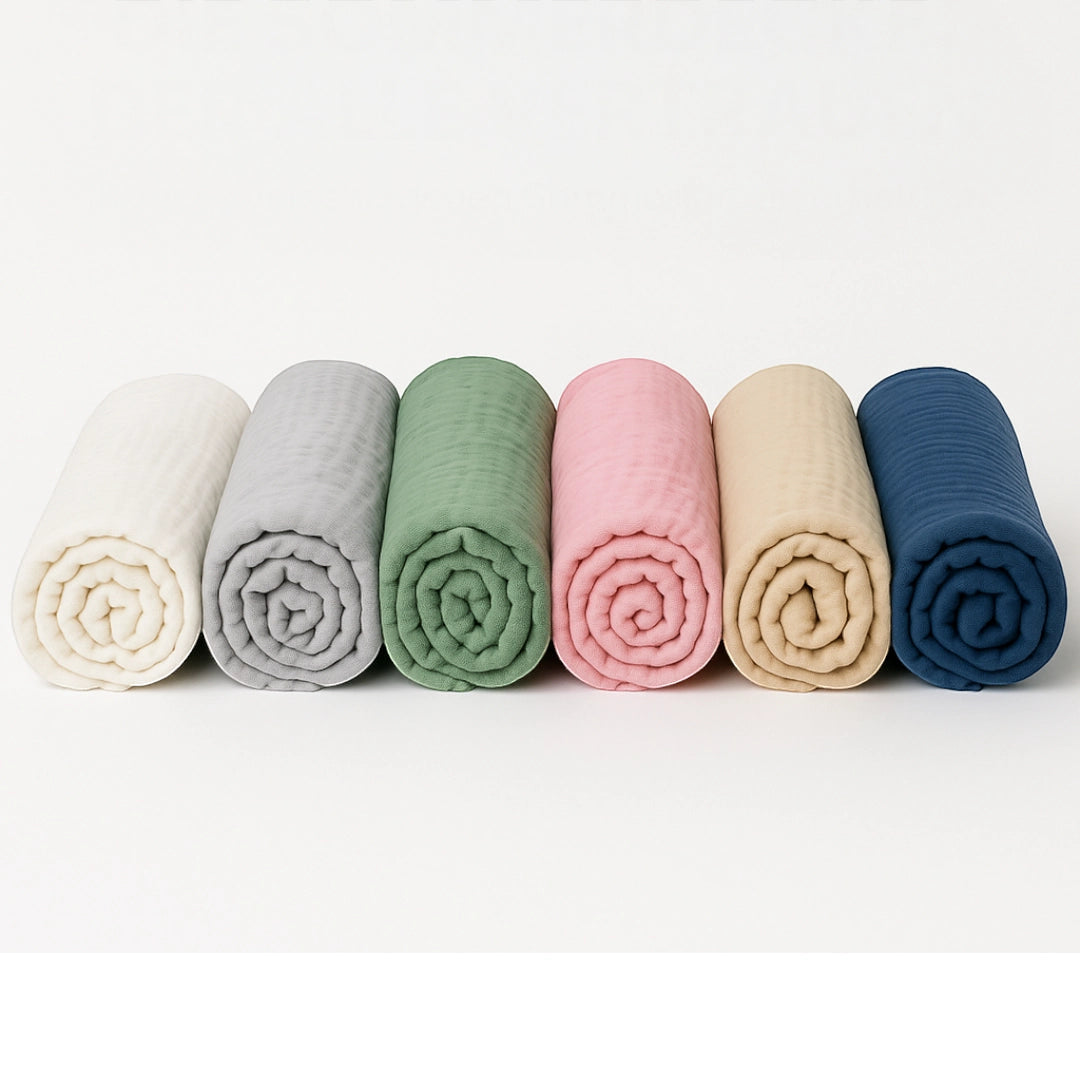 Coperta Rinfrescante in Mussola | Leggera e Traspirante per Comfort Estivo | Facile da Pulire e Versatile per Ogni Stagione 5