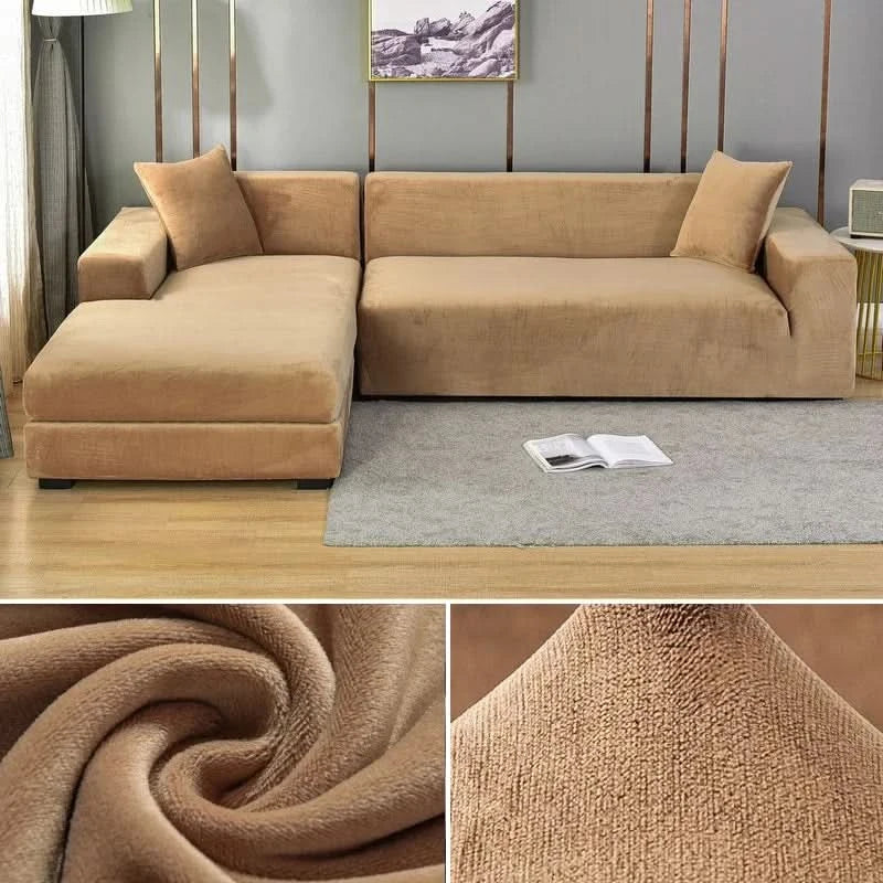 Copridivano Elasticizzato | Tessuto Morbido e Vellutato | Protezione e Comfort per Divani da 2 e 3 Posti 11