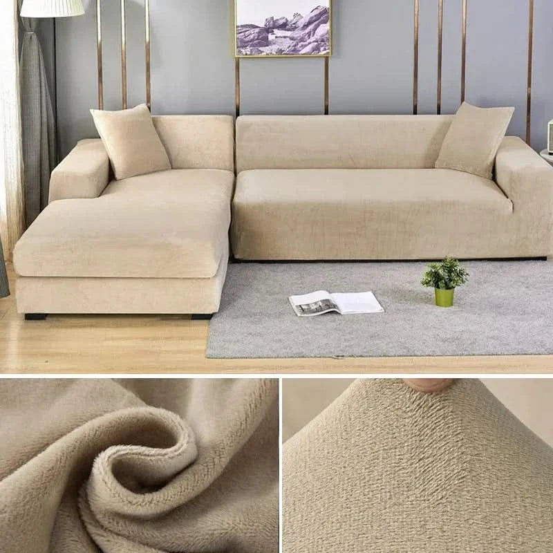 Copridivano Elasticizzato | Tessuto Morbido e Vellutato | Protezione e Comfort per Divani da 2 e 3 Posti 14