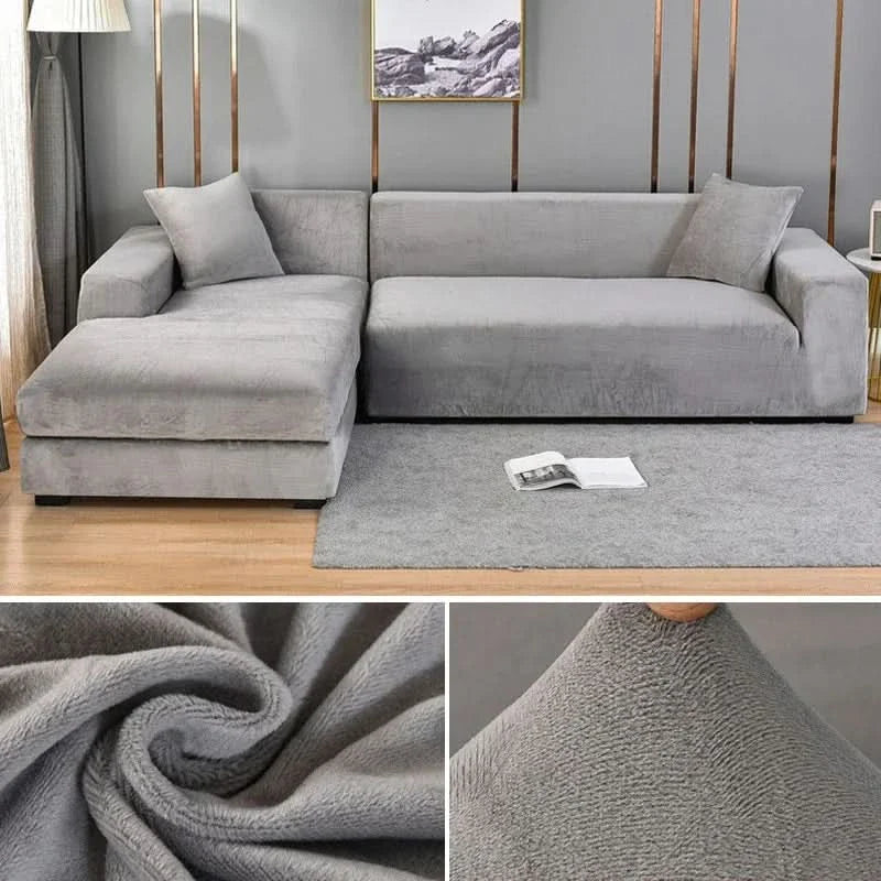 Copridivano Elasticizzato | Tessuto Morbido e Vellutato | Protezione e Comfort per Divani da 2 e 3 Posti 15