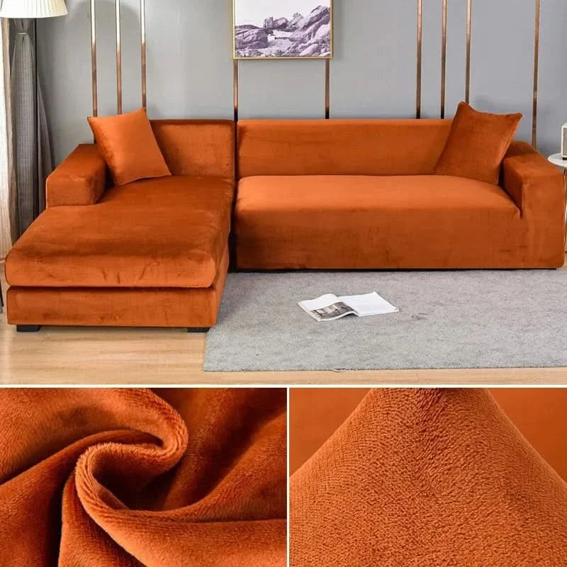 Copridivano Elasticizzato | Tessuto Morbido e Vellutato | Protezione e Comfort per Divani da 2 e 3 Posti 16