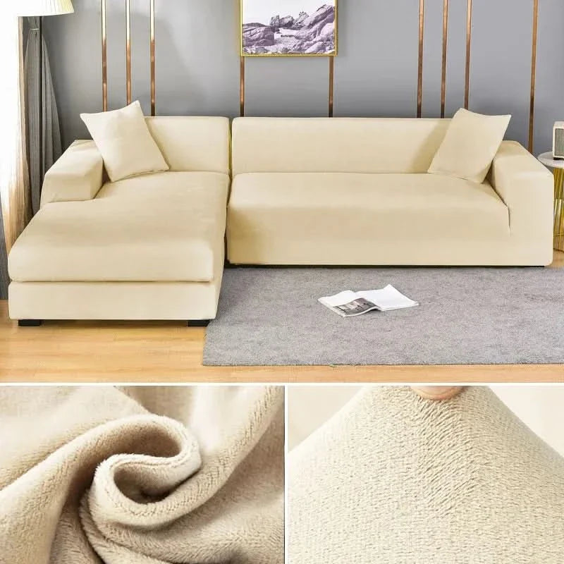 Copridivano Elasticizzato | Tessuto Morbido e Vellutato | Protezione e Comfort per Divani da 2 e 3 Posti 6