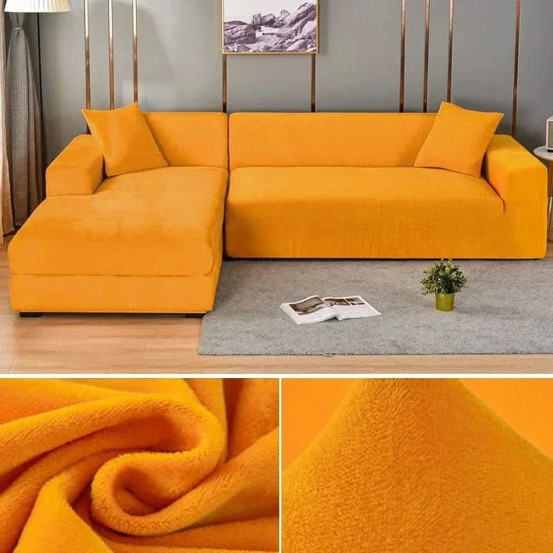 Copridivano Elasticizzato | Tessuto Morbido e Vellutato | Protezione e Comfort per Divani da 2 e 3 Posti 7