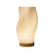 Cresta dell'Onda | Elegante Trasparente Lampada da Tavolo Moderna 1