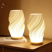 Cresta dell'Onda | Elegante Trasparente Lampada da Tavolo Moderna 2