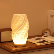 Cresta dell'Onda | Elegante Trasparente Lampada da Tavolo Moderna 3