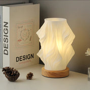 Cresta dell'Onda | Elegante Trasparente Lampada da Tavolo Moderna 5