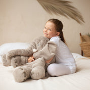 Cuscino Coccole Elefante | Peluche Morbido con Design Carino | Compagno Ideale per Neonati e Bambini 3