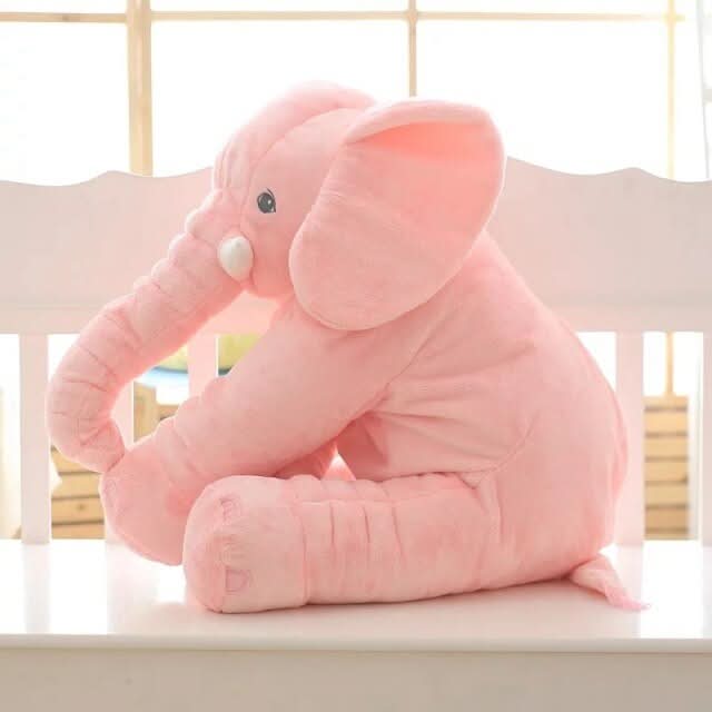 Cuscino Coccole Elefante | Peluche Morbido con Design Carino | Compagno Ideale per Neonati e Bambini 6