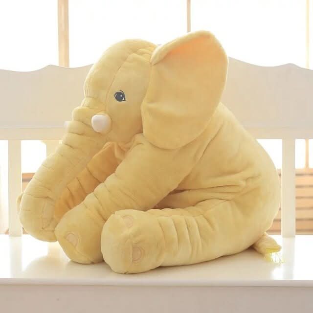 Cuscino Coccole Elefante | Peluche Morbido con Design Carino | Compagno Ideale per Neonati e Bambini 8