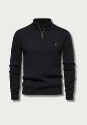 Enzo™ – Maglione a Maglia con Zip