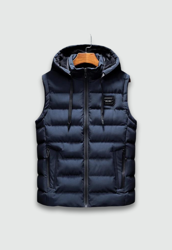 Amadeo - Gilet senza maniche con cappuccio