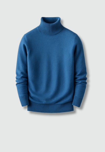 Enzo Vallini – Maglione in Cashmere a Collo Alto
