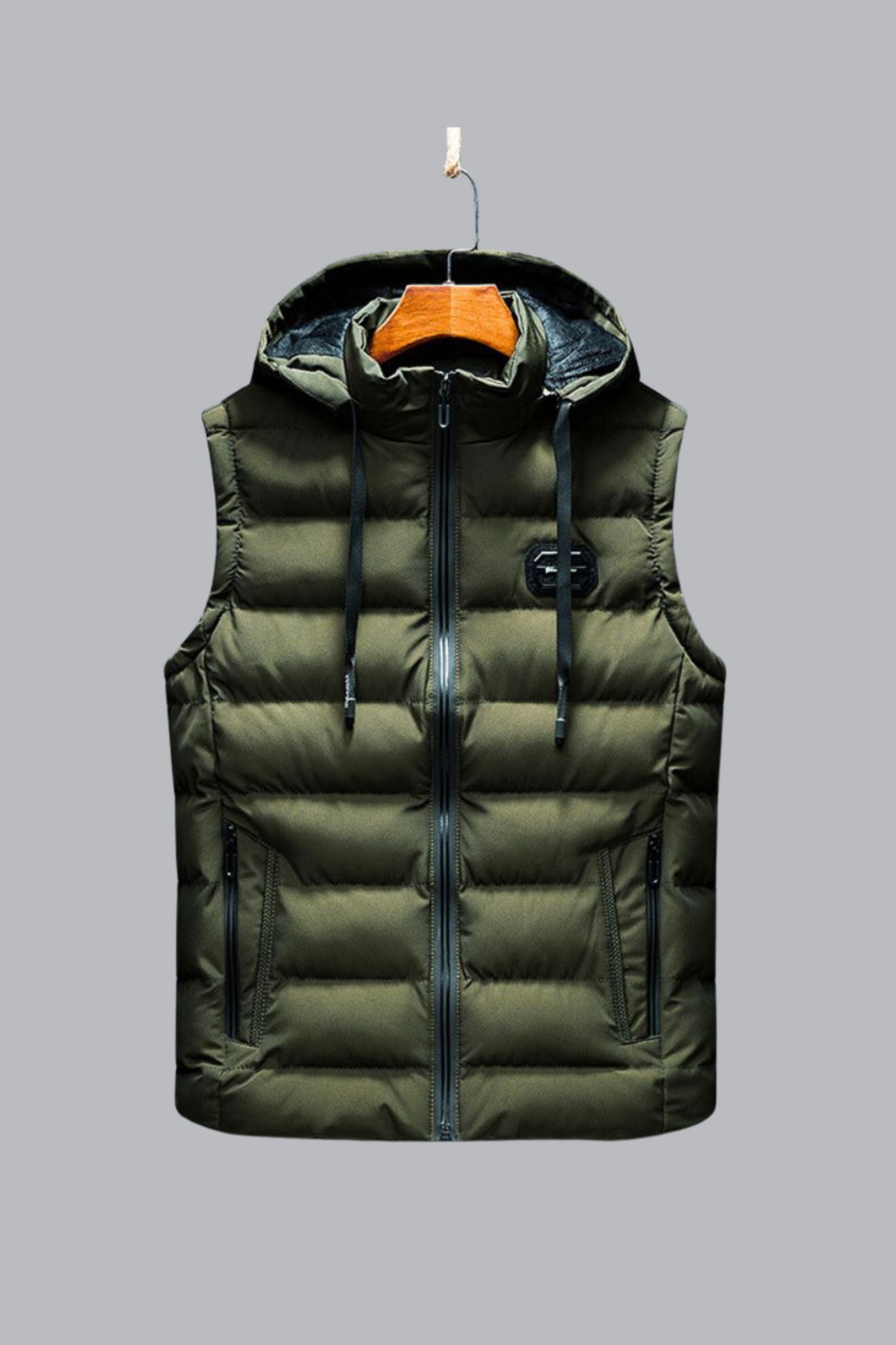 Amadeo - Gilet senza maniche con cappuccio