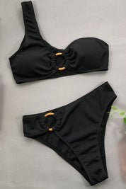 Diana | Elegante Bikini a Vita Alta con Spallina Singola 2