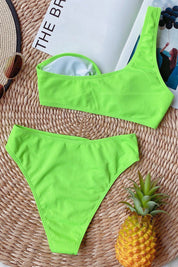 Diana | Elegante Bikini a Vita Alta con Spallina Singola 5