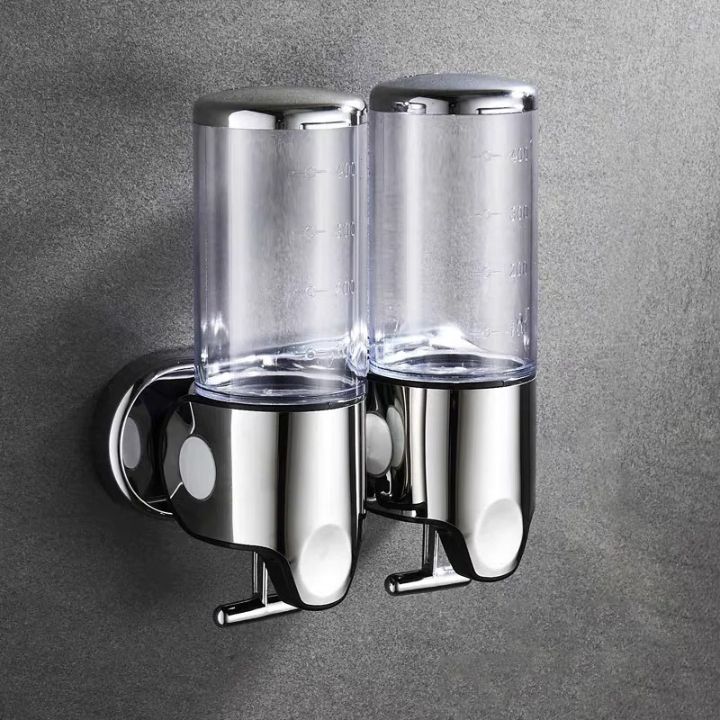 Dispenser Di Sapone Bagno Elegante Con Design Moderno | Accessorio Pratico A Parete per Spazi Ridotti 11