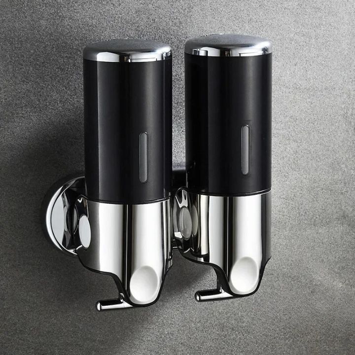 Dispenser Di Sapone Bagno Elegante Con Design Moderno | Accessorio Pratico A Parete per Spazi Ridotti 13