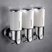 Dispenser Di Sapone Bagno Elegante Con Design Moderno | Accessorio Pratico A Parete per Spazi Ridotti 14