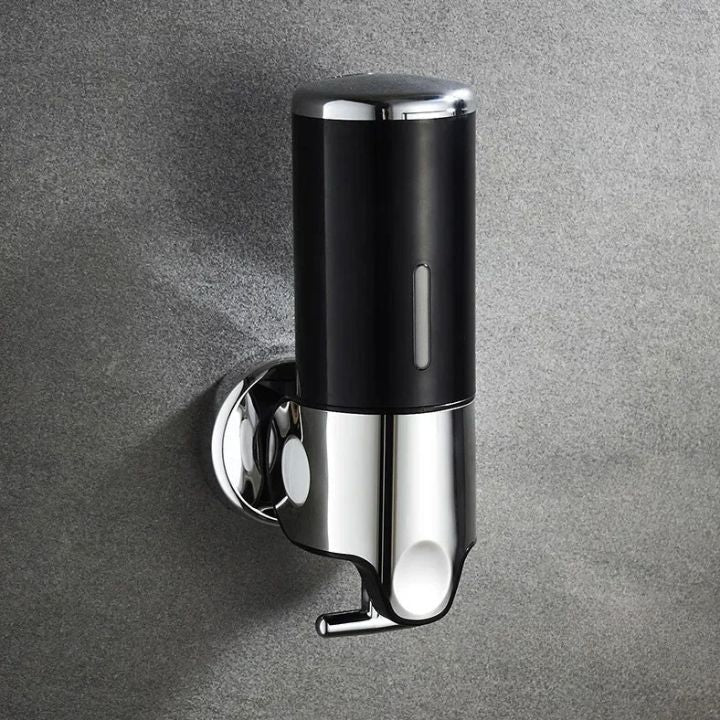 Dispenser Di Sapone Bagno Elegante Con Design Moderno | Accessorio Pratico A Parete per Spazi Ridotti 16