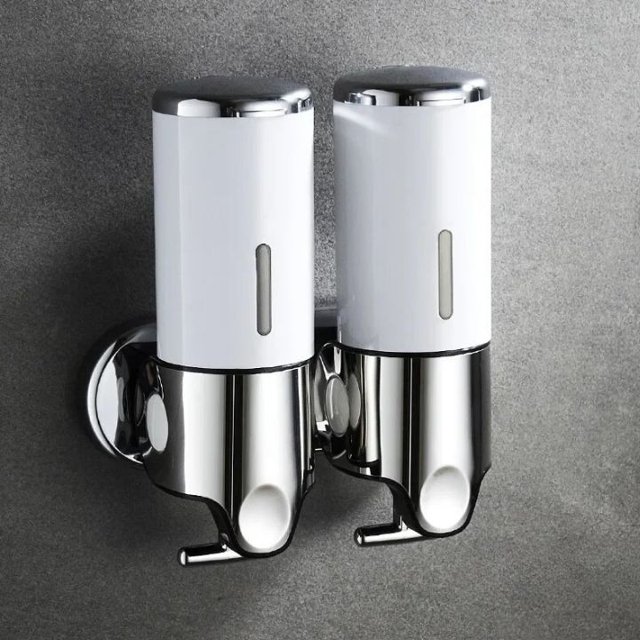 Dispenser Di Sapone Bagno Elegante Con Design Moderno | Accessorio Pratico A Parete per Spazi Ridotti 17