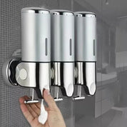 Dispenser Di Sapone Bagno Elegante Con Design Moderno | Accessorio Pratico A Parete per Spazi Ridotti 1