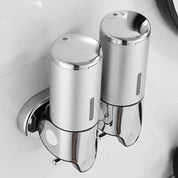 Dispenser Di Sapone Bagno Elegante Con Design Moderno | Accessorio Pratico A Parete per Spazi Ridotti 5