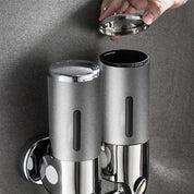 Dispenser Di Sapone Bagno Elegante Con Design Moderno | Accessorio Pratico A Parete per Spazi Ridotti 7