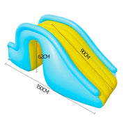Divertimento Estivo | Scivolo Gonfiabile per Bambini in PVC Resistente | Facile da Installare per Gioco in Piscina e Giardino 3