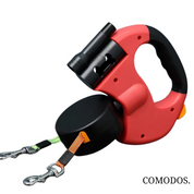 DuoStride | Guinzaglio per Cani con Luce LED e Impugnatura Ergonomica | Passeggiate Sicure e Comode per Due Cani 10