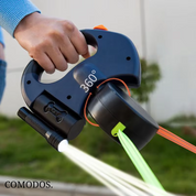 DuoStride | Guinzaglio per Cani con Luce LED e Impugnatura Ergonomica | Passeggiate Sicure e Comode per Due Cani 3