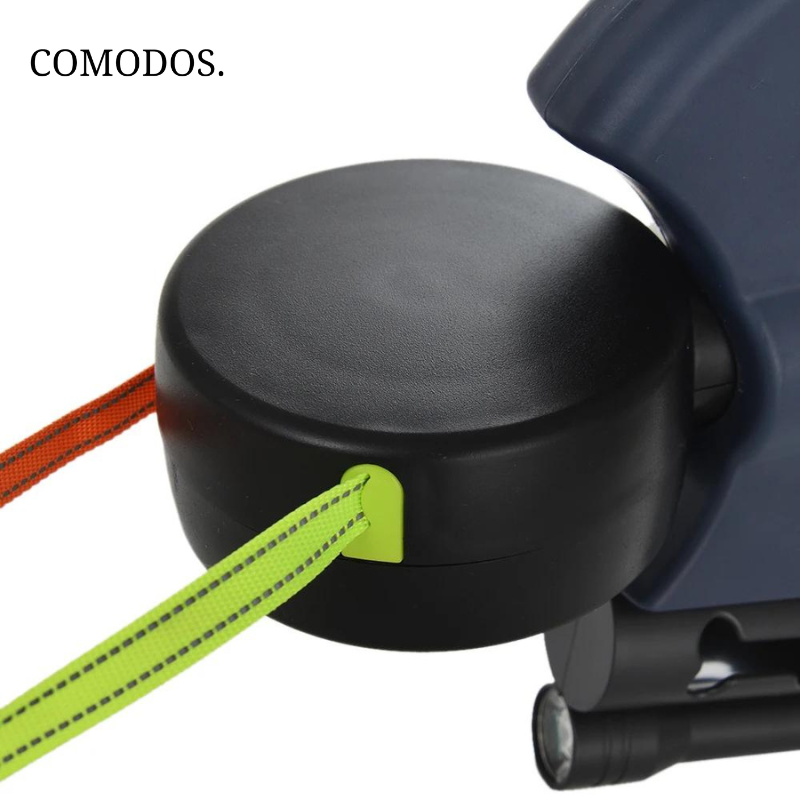 DuoStride | Guinzaglio per Cani con Luce LED e Impugnatura Ergonomica | Passeggiate Sicure e Comode per Due Cani 6