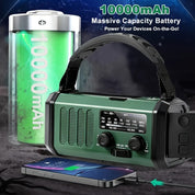 EcoPower | Radio d'Emergenza Multifunzionale con Torcia e Caricabatterie Solare | Sicurezza e Comunicazione in Situazioni Critiche 1