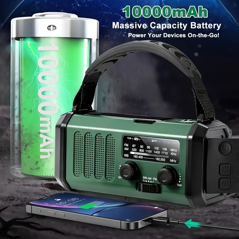 EcoPower | Radio d'Emergenza Multifunzionale con Torcia e Caricabatterie Solare | Sicurezza e Comunicazione in Situazioni Critiche 1