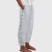 Eleganti Pantaloni da Donna con Cintura Elastica e Taglio Ampio | Comfort e Versatilità per Ogni Occasione 2