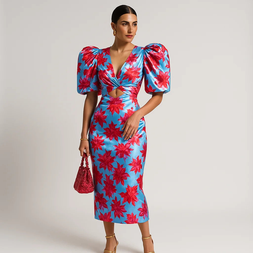 Emma | Abito Elegante con Maniche a Sbaffo 1