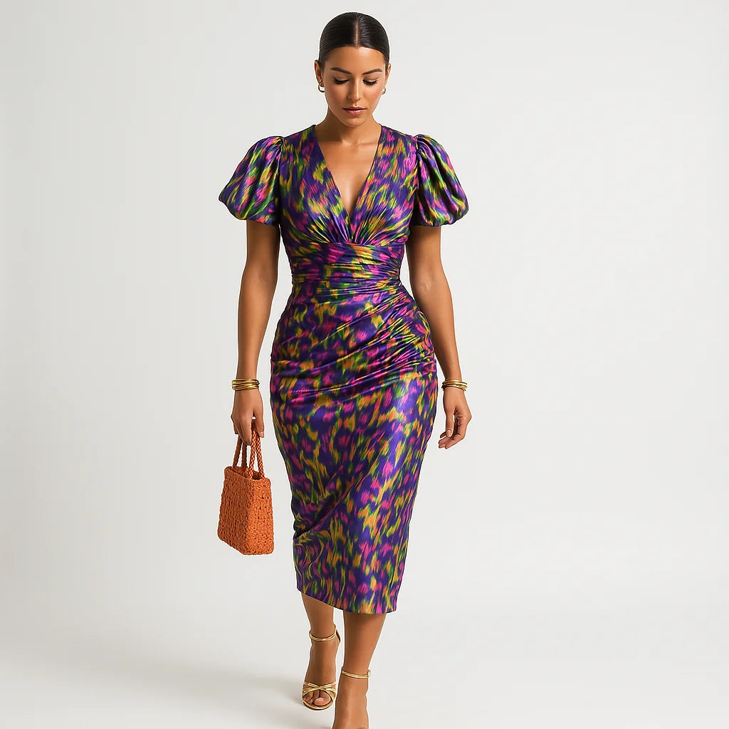 Emma | Abito Elegante con Maniche a Sbaffo 4