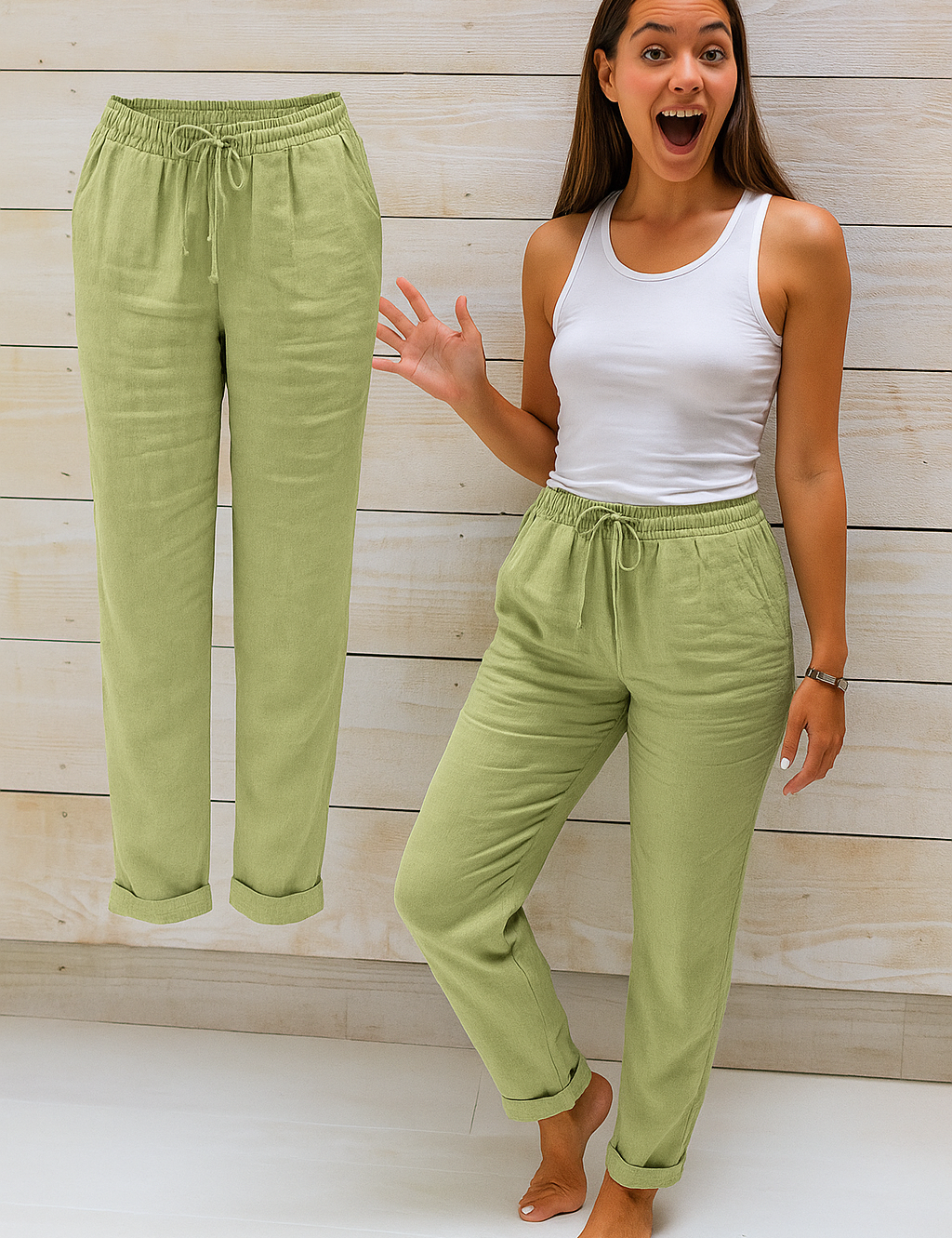 Emma | Comodi Pantaloni Leggeri da Donna 0