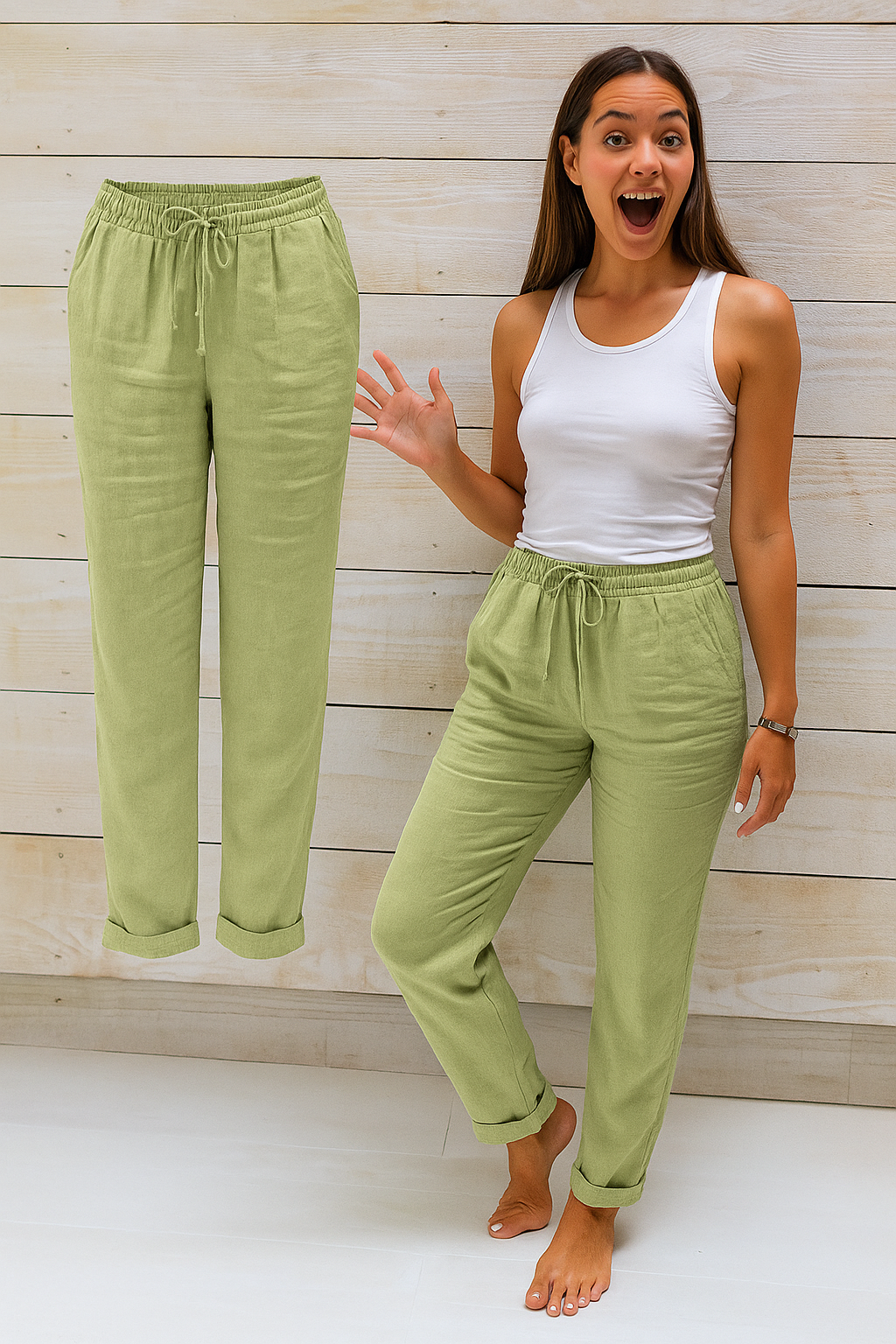 Emma | Comodi Pantaloni Leggeri da Donna 0