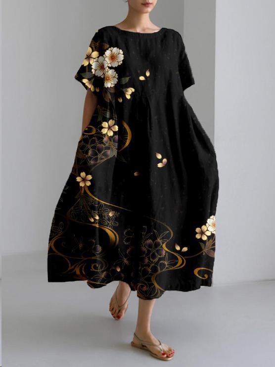 Emma | Elegante Abito Lungo Floreale Estivo 5