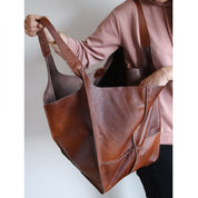 Emma | Elegante Borsa Tracolla Donna Oversize in Pelle 6